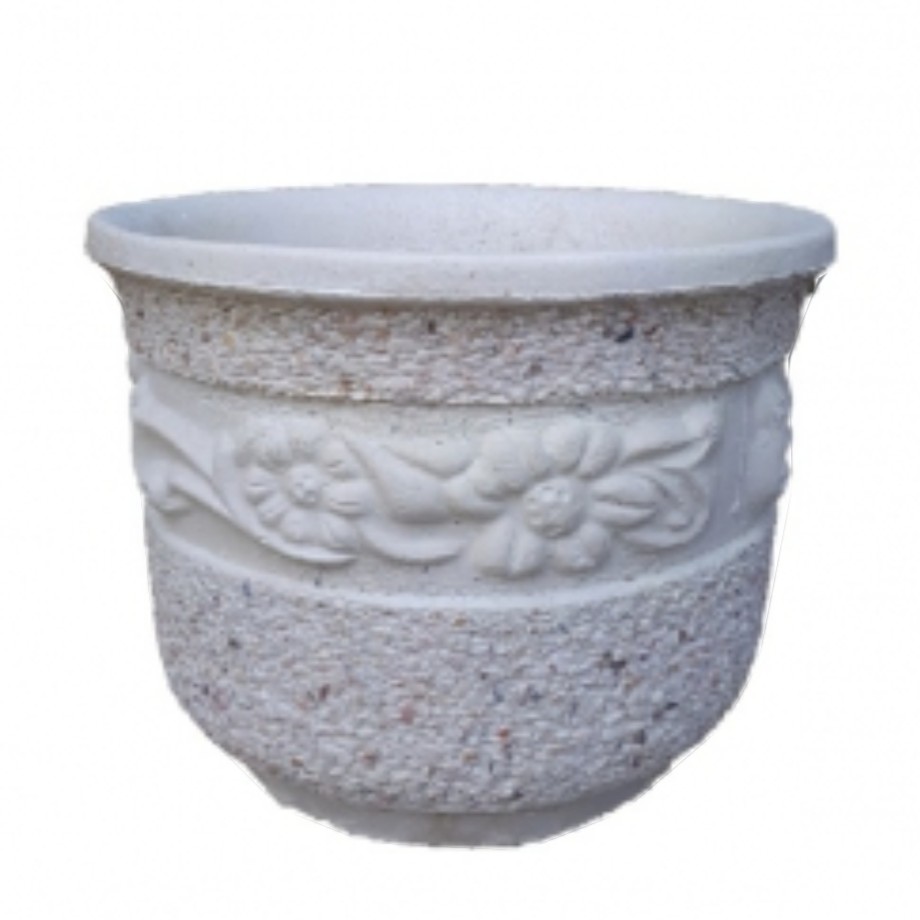 tiesto de cemento desactivado